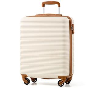 COOLIFE Handgepäck Koffer 55x40x20cm für Ryanair & Easyjet mit 4 Silent Spinner Rollen