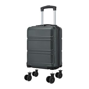 KONO Handgepäck Koffer mit abnehmbaren Rollen, 40x30x20 cm, Leichter Kabinen-Koffer klein aus ABS+PC für Ryanair, EasyJet & Eurowings