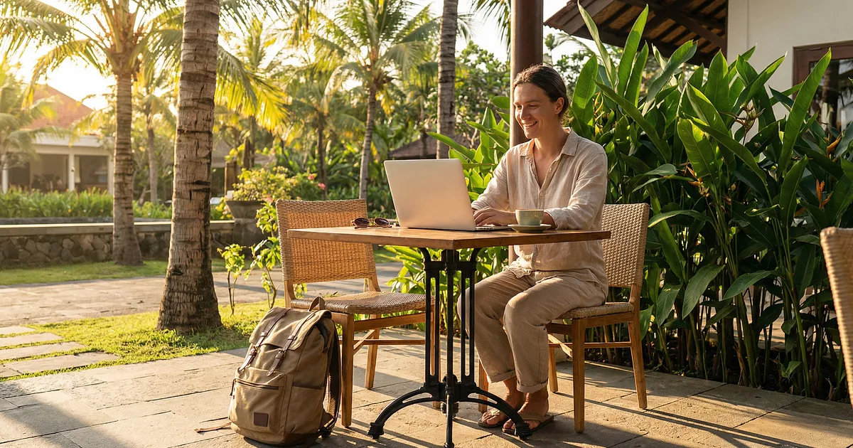 Digitaler Nomade mit Handgepäck: 4 Wochen Remote Work nur mit 10 kg
