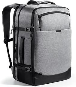 Inateck 38.5-46.2 L Reiserucksack Erweiterbarer Handgepäck Flugzeug Rucksack, 15.6 Zoll Laptop Rucksack Carry on