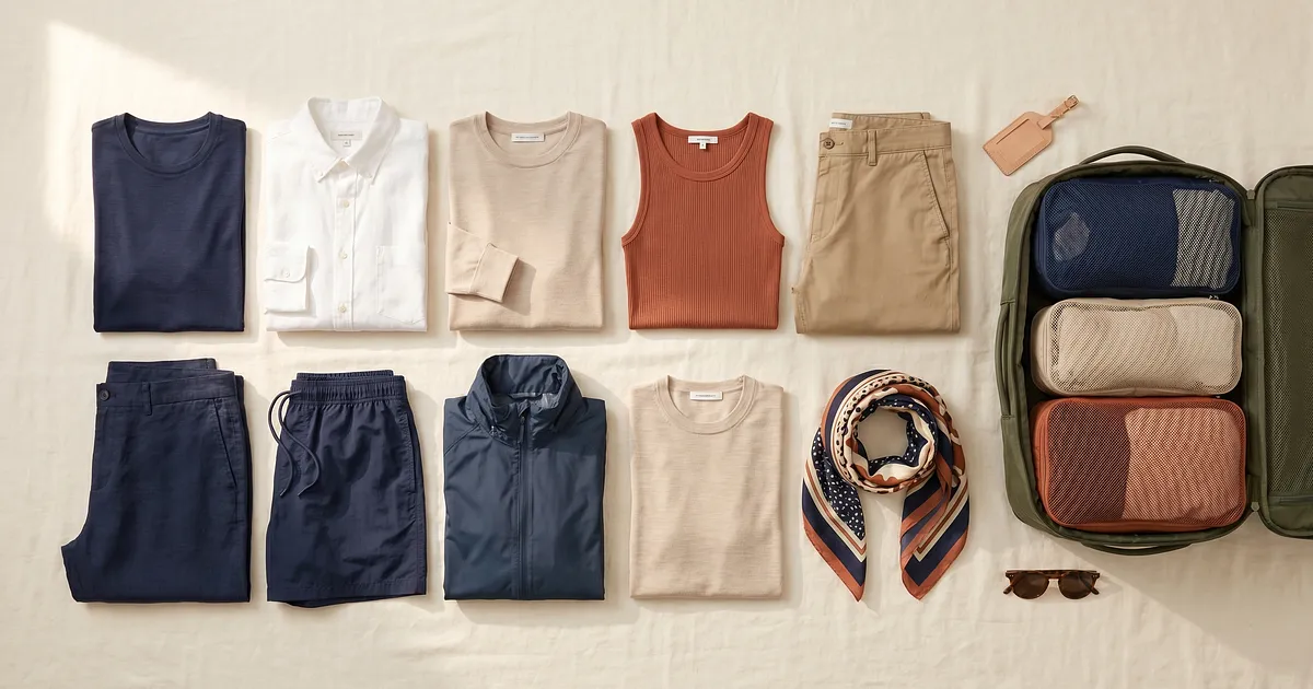 Capsule Wardrobe Urlaub: 14 Tage mit nur 10 Kleidungsstücken