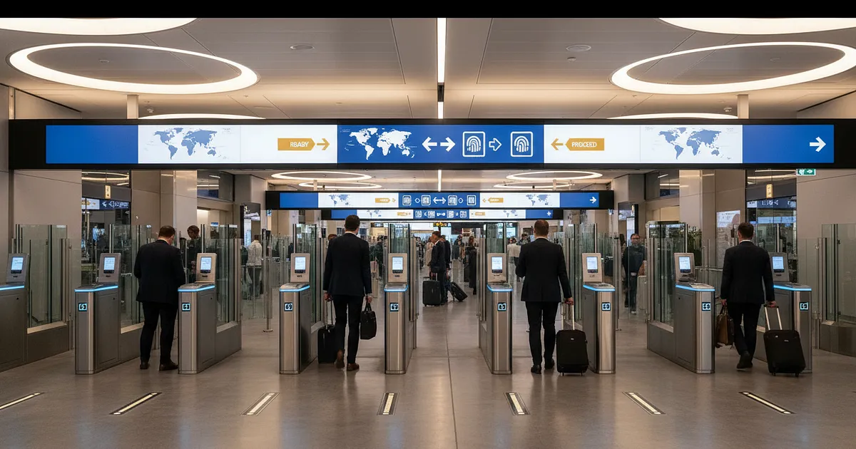 EES am Flughafen getestet: So war mein erster Grenzübertritt mit dem neuen Biometrie-System