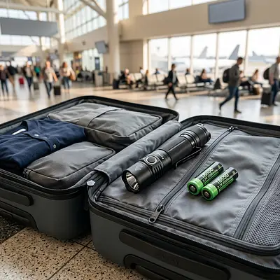 Flashlight in Carry-On or Checked Luggage? The 2026 Rules