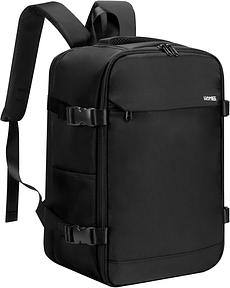 HOMIEE Ryanair Personal Item 40x20x25 Travel Bag, 20L Carry on Backpack TSA Approved Under Seat Water Resistant Cabin Bag for Weekender Gift Fits 15.6 Inch Laptop, Black