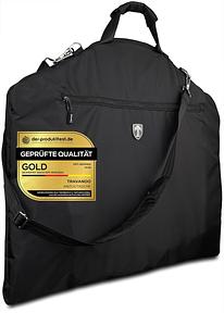 Travando Anzugtasche mit 15" Laptopfach und Schultergurt - Kleidersack Anzug Tragetasche