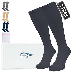 360 Relief Kompressionsstrümpfe Damen und Herren - 1 Paar Stützstrümpfe für Sport, Laufen, Flug, Reise, Joggen, Radsport