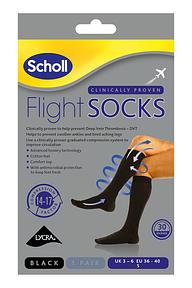Scholl Fußpflege, Flugsocken Klasse I, schwarz