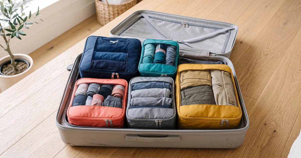 Packwürfel Test 2026: Die besten Packtaschen-Sets für Ordnung im Koffer