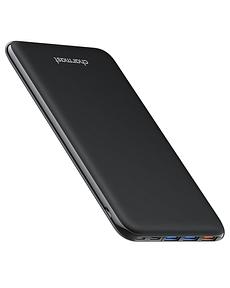 Charmast Power Bank, Slim Powerbank 26800mAh mit 4 Ausgängen & 3 Eingänge, USB C In & Out Externe Handyakkus