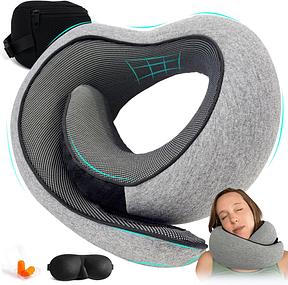 Dreamjoys Reisekissen Flugzeug, Nackenkissen Reise, Travel Pillow, Kissen Flugzeug für mehr Komfort beim Reisen