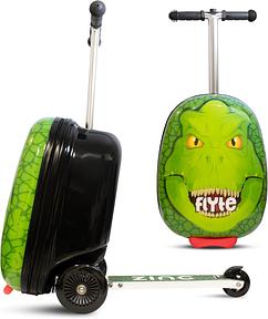 Flyte Scooter Koffer - 2-in-1, 45 cm Reisekoffer Kinder, 25 Liter Fassungsvermögen Kinderkoffer Handgepäck
