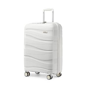 KONO Trolley Koffer mit Beautycase, 100% PP Kofferset