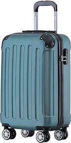 BEIBYE Hartschalen-Koffer Trolley Rollkoffer Reisekoffer Handgepäck 4 Rollen 55cm