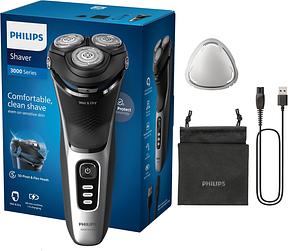 Philips Rasierer Series 3000 – Elektrischer Nass- und Trockenrasierer