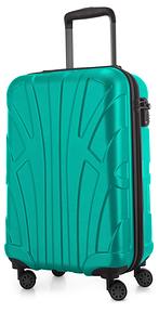 suitline Handgepäck Hartschalenkoffer 55x35x20 cm (34 L) mit TSA-Schloss und 4 Doppelrollen
