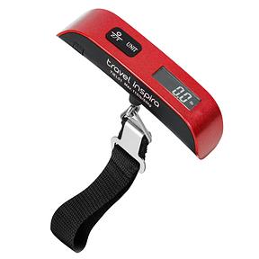 travel inspira Kofferwaage Digital mit Haken, bis 50 kg