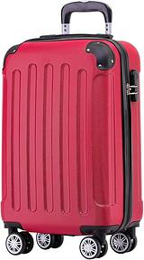 BEIBYE Hard Shell Suitcase, Trolley Suitcase, Travel Suitcase, Security Combination Lock, Twin Wheels, ABS Material, Hand Luggage, 4 Wheels (M / L / XL Set)