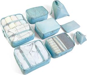 McNory Packwürfel-Set 8-teilig, wasserdichte Reise-Organizer