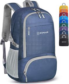 Zomake Faltbarer Rucksack, 30 Liter, Ultraleicht