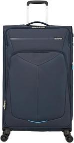 American Tourister Summerfunk - Spinner L, Erweiterbarer Koffer, 79 cm, 109.5/119 L, Blau (Navy)