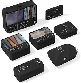 Yomisee Packing Cubes, 7-teiliges Kofferorganizer-Set