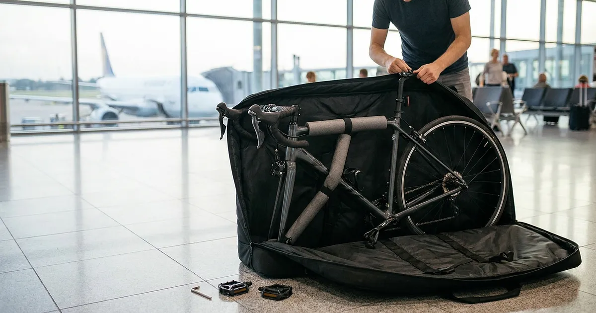 Fahrrad im Flugzeug 2026: Transportregeln, Kosten und die besten Fahrradkoffer im Vergleich