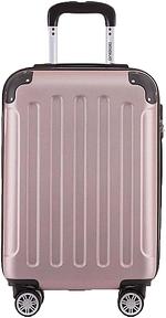 BEIBYE Hartschalenkoffer Trolley Reisekoffer Handgepäck 55x40x20 cm mit 4 Zwillingsrollen