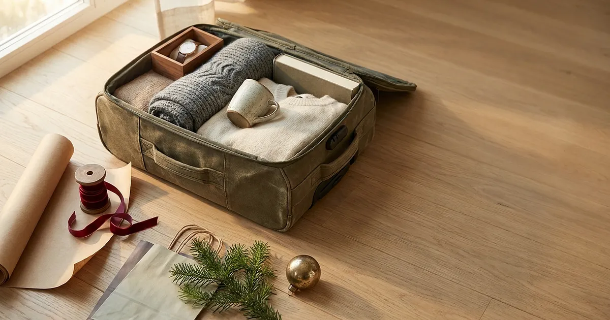 Weihnachtsgeschenke im Flugzeug: Geschenke im Handgepäck 2026