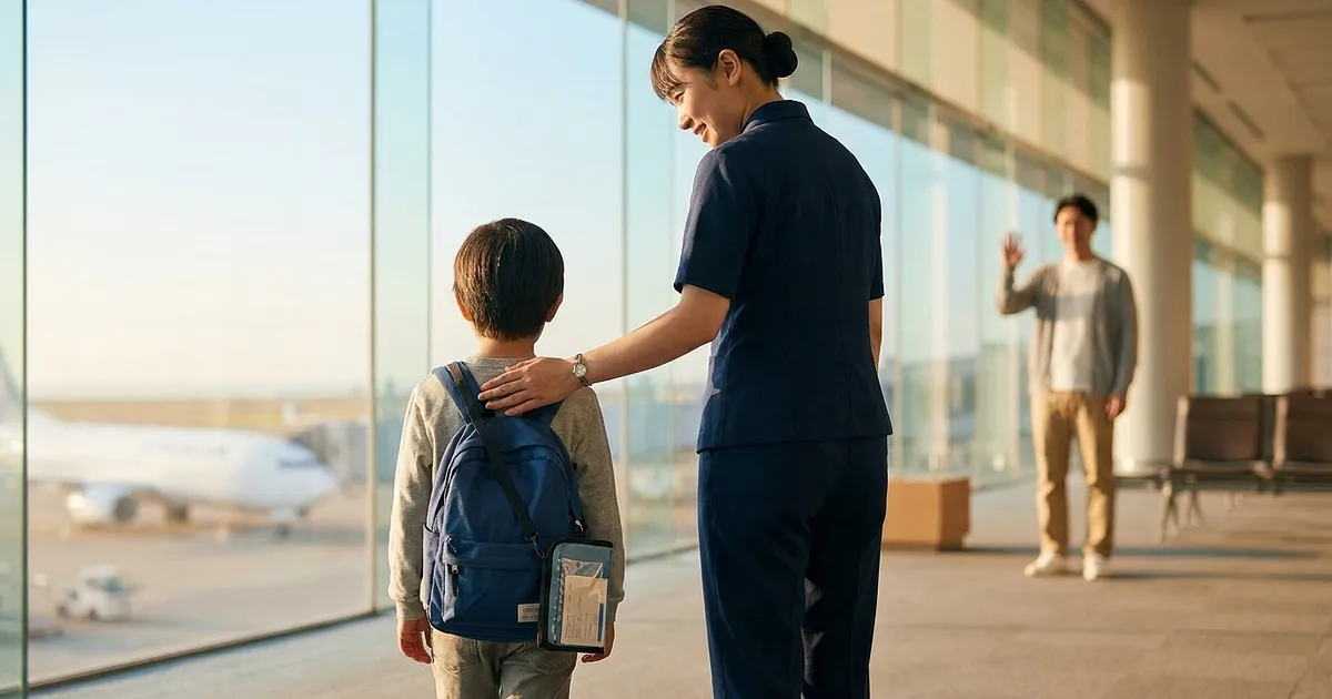 Alleinreisende Kinder Flugzeug: Dokumente, Gepäck, Übergabe