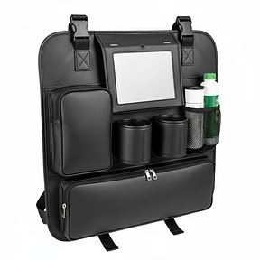 URAQT Kofferraum Organizer Auto, 3-Schicht Rücksitz Organizer mit Kühltasche