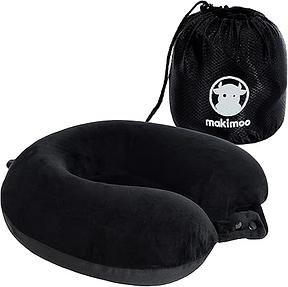 Makimoo Memory Foam Reisekissen, Nackenkissen für Flugzeug, Auto, Zug
