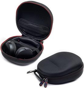 Digicharge Tasche Kopfhörer Etui für Sony, JBL, Beats, Bose Over-Ear Headphones, Universal Hard Case Tragetasche 19x23cm