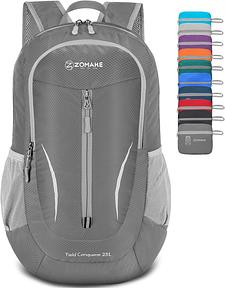 ZOMAKE Ultraleicht Faltbarer Rucksack 25L - Packbarer Tagesrucksack Wasserdicht für Reisen, Wandern, Städtetrip