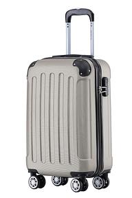 BEIBYE Hard Shell Suitcase, Trolley Suitcase, Travel Suitcase, Security Combination Lock, Twin Wheels, ABS Material, Hand Luggage, 4 Wheels