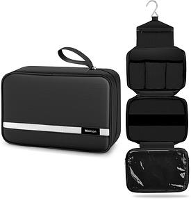 Maliton Kulturbeutel zum Aufhängen [Wasserdicht] - Große Reisetasche für Reise/Dienstreise/Fitness/Schwimmen | Kosmetiktasche Damen Herren mit 4 Fächern | Waschtasche faltbar & kompakt