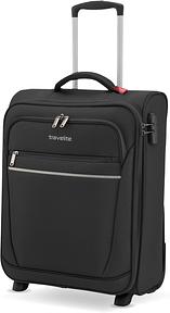 Travelite 4-Rad Koffer Handgepäck Größe S, Trolley mit Dehnfalte, 55 cm, 37-41 Liter