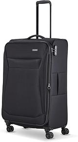 Travelite 4-Rad Koffer Größe L Weichschale, Gepäck Serie Chios mit Dehnfalte, 78 cm, 90-97 Liter