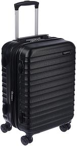 Amazon Basics Hard Shell Suitcase, black