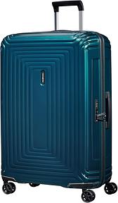 Samsonite Neopulse Spinner L Hartschalenkoffer, 75 cm, 94 L, Metallic Blau