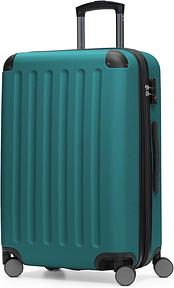 Hauptstadtkoffer Spree - Mittelgroßer Hartschalenkoffer, TSA, 4 Rollen, Koffer, Trolley, Rollkoffer, Reisekoffer, Volumenerweiterung, 65 cm, 74 Liter, Aquagrün