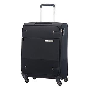 Samsonite Base Boost - Handgepäck Koffer 55 x 40 x 20 cm, Weichgepäck Kabinentrolley für die meisten Airlines geeignet, inkl. Ryanair & EasyJet, TSA-Schloss, Leicht, 39 L, Schwarz