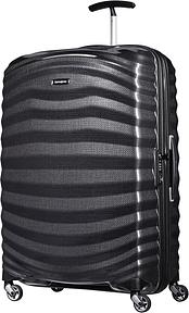 Samsonite Lite-Shock Spinner L Ultraleichter Koffer, 75 cm, 98.5 L, Schwarz