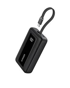 Anker Zolo Powerbank (2025 Upgrade), 20000mAh, 30W High-Speed-Ladegerät mit integriertem USB-C Kabel, Akku-Pack für iPhone 17/16/15-Serie, Galaxy und mehr