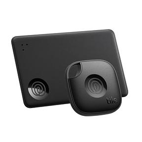 Tile by Life360 Starter Pack - Bluetooth-Tracker und Gegenstandfinder für Schlüssel, Geldbörsen und mehr. iOS- & Android-kompatibel. Handy-Finder. 2er-Pack (Schwarz Mate/Slim)